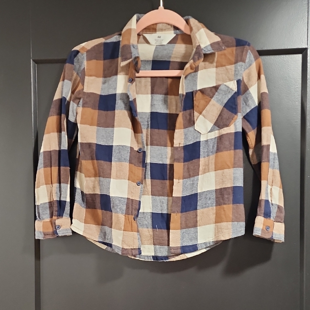 H&M Multicolor Plaid Shirt